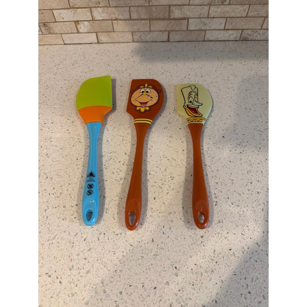 Disney Baking Spatula Set – Beauty and the Beast / goofy